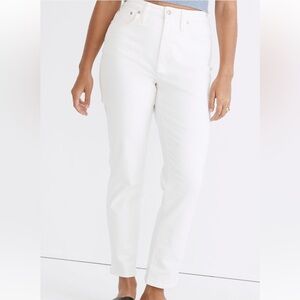 Madewell  Size 29p White The Curvy Perfect Vintage Jean